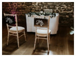 Mr & Mrs Chairback Signs